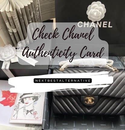 chanel code überprüfen